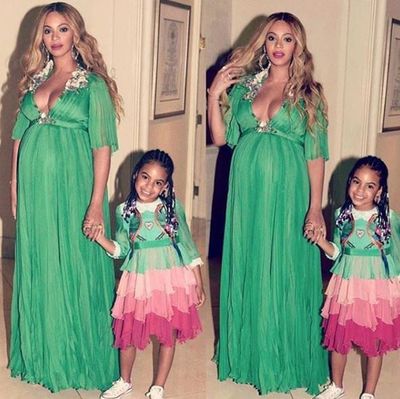 Beyoncé and Blue Ivy in Gucci