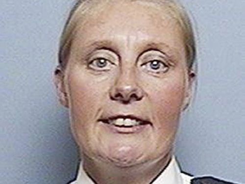 This undated handout photo issued by West Yorkshire Police shows police officer Sharon Beshenivsky. Piran Ditta Khan has been found guilty at Leeds Crown Court of the murder of the 38 year-old police constable, who was shot during an armed robbery in Bradford in 2005. (West Yorkshire Police via AP)