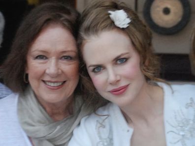 Nicole Kidman and mother Janelle.