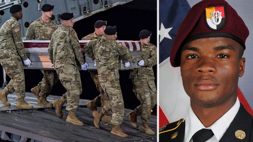 La David Johnson, one of the US soldiers killed in the attack. (AP).