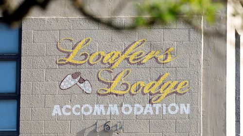 A general view the day after a fire at Loafers Lodge on May 17, 2023 in Wellington, New Zealand. 