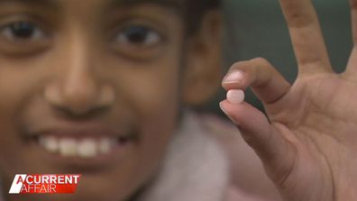 A tiny tablet could grant a little girl who has a rare condition her wish to walk again.