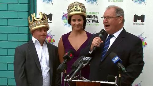 Melbourne Lord Mayor Robert Doyle announced the pair this morning by the Yarra River. (9NEWS)