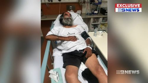 Taxi driver Amrik Thandi was assaulted in Adelaide's north yesterday.