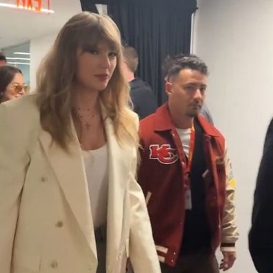 Taylor Swift tiba untuk Super Bowl