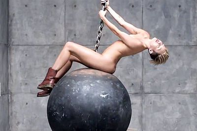While Miley's nudity in the 'Wrecking Ball' clip made international headlines, it was the lyrical content of the song that hinted at a break-up.<br/><br/>'I came in like a wrecking ball/ I never hit so hard in love/ All I wanted was to break your walls/ All you ever did was wreck me' is just sheer heartbreak. Plus, Miley spends half of the clip crying to camera ... so it's personal.<br/><br/>Image: VEVO