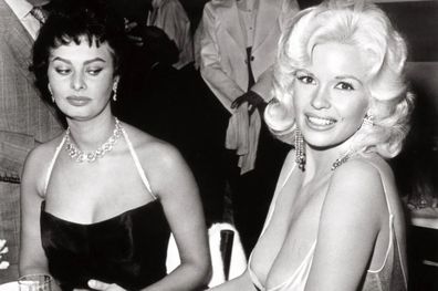 Sophia Loren and Jayne Mansfield