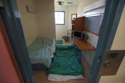 At the Brisbane Women’s Correctional Centre in Queensland, overcrowding has meant that cells built for one inmate now sleep two. (AAP)
