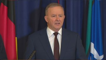 Labor Leader Anthony Albanese announcing his Cabinet reshuffle today.