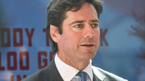 Gillon McLachlan has been linked to the au pair decision. 