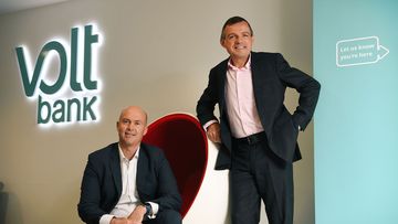 Volt Bank, Steve Weston Co founder and CEO Luke Bunbury Co founder and Deputy CEO.
