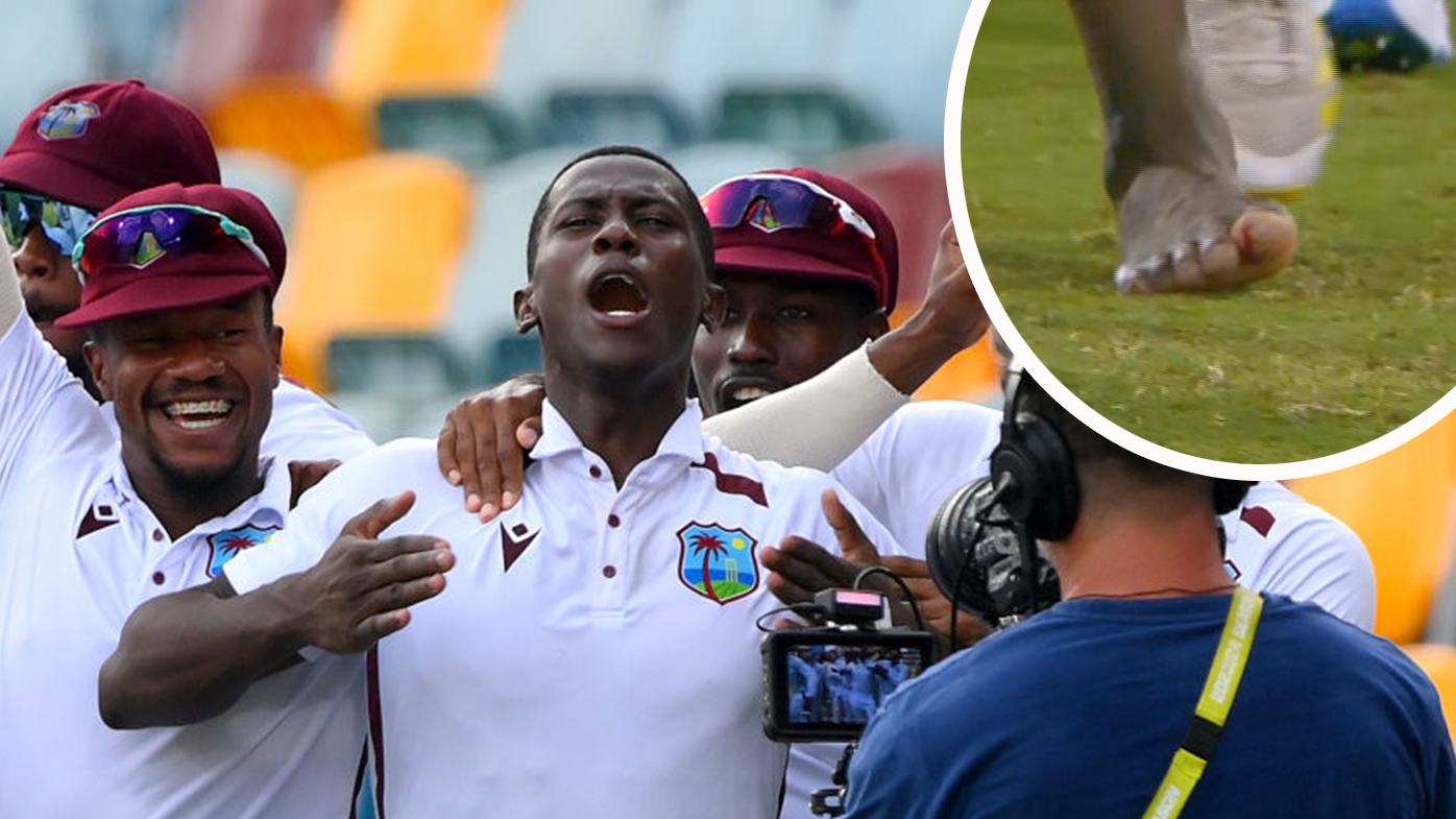 'Terrible pain': Shamar Joseph's extraordinary spell after toe injury delivers West Indies first win on Australian soil in 27 years