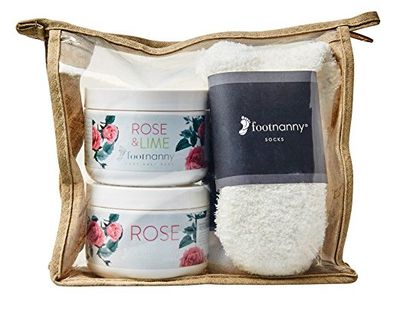 <a href="http://footnanny.com/collections/all" target="_blank">Foot Nanny Rose Foot Treatment Gift Set.</a>