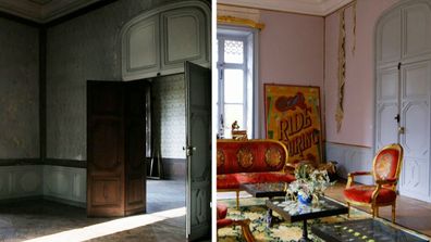 Escape to the chateau before and after