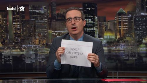 “Back when this show started, I wrote down my one and only goal for it...a koala chlamydia ward." (Last Week Tonight)