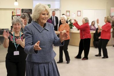 Camilla Duchess of Cornwall dancing 