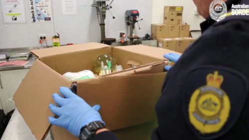 Tests on the liquid showed the snow globes had been filled with methamphetamine.