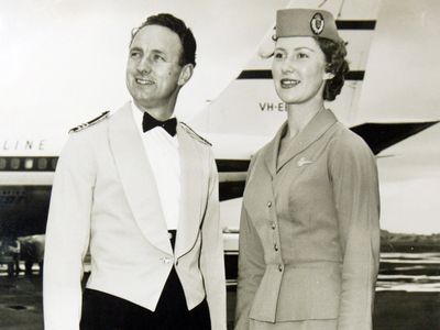 Qantas cabin crew, 1959 