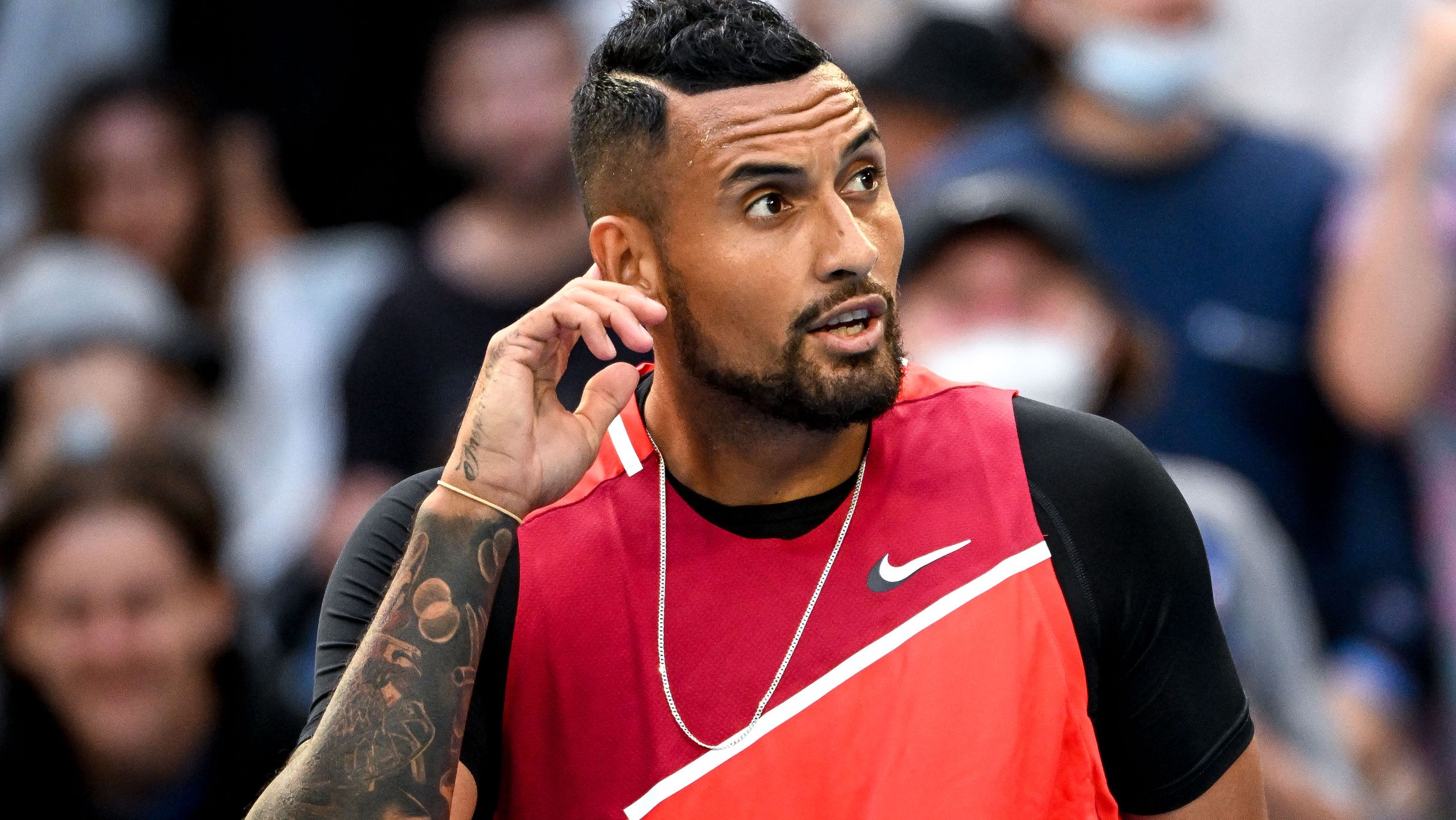 Kyrgios opponent cops 'absolutely awful' sledges