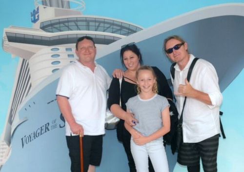  David said the family plans to launch legal action against Royal Caribbean and the other man involved in the brawl. (Supplied)