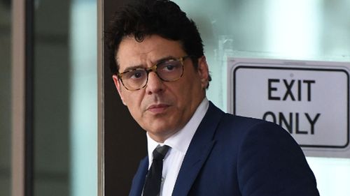Vince Colosimo appeared in court for drug driving on Friday. (AAP)