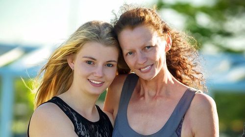 Makayla Tritton and her mother Karin.