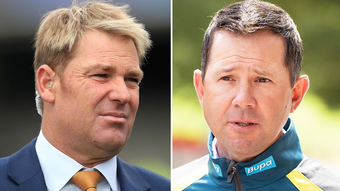 Shane Warne calls for former captain Ricky Ponting to be banned from the IPL