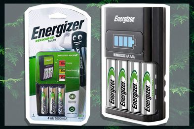 9PR: Energizer Maxi Battery Charger with 4 AA Rechargeable Batteries
