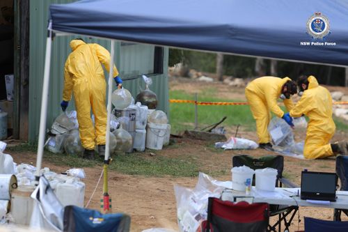 A man has been charged after $5.2 million worth of illegal drugs were seized from a large clandestine laboratory in Sydney's southwest.
