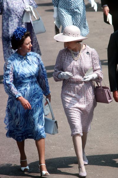 Princess Margaret and The Queen at Ascot Races, June 1979