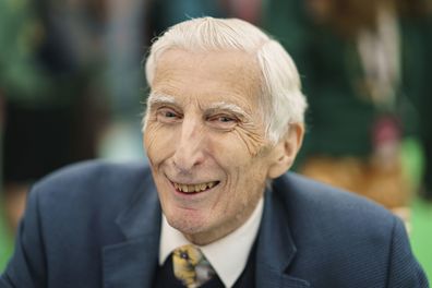 Martin Rees, Baron Rees of Ludlow - the fifteenth Astronomer Royal, appointed in 1995, pictured at the Hay Festival on May 29, 2022 in Wales. 