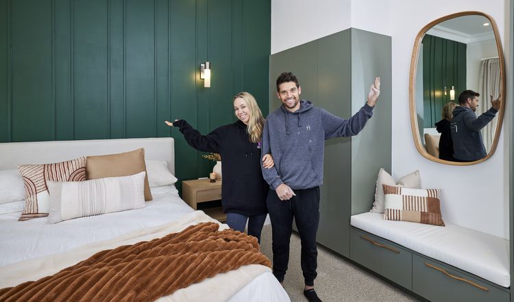 The Block 2022 Bedroom Reveal: Rachel and Ryan's Guest Bedroom Week 2