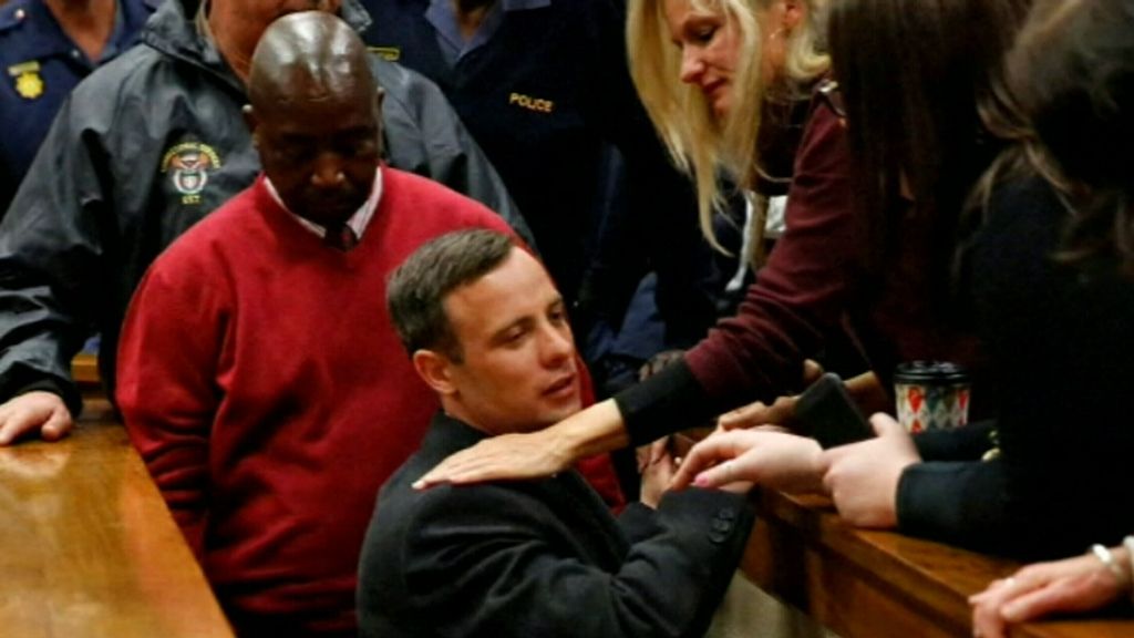 Oscar Pistorius up for parole, but he must meet victim's parents
