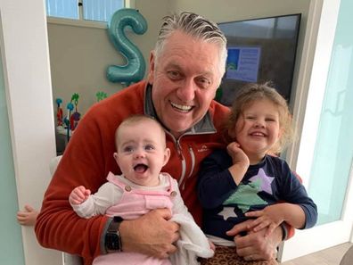ray hadley with wife children and grandchildren 2GB