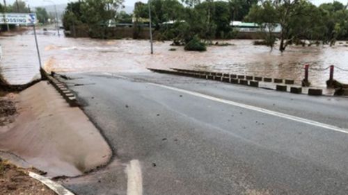 At 5am this morning, Cairns in Far North Queensland had already received 131.8mm of rain overnight (Supplied).