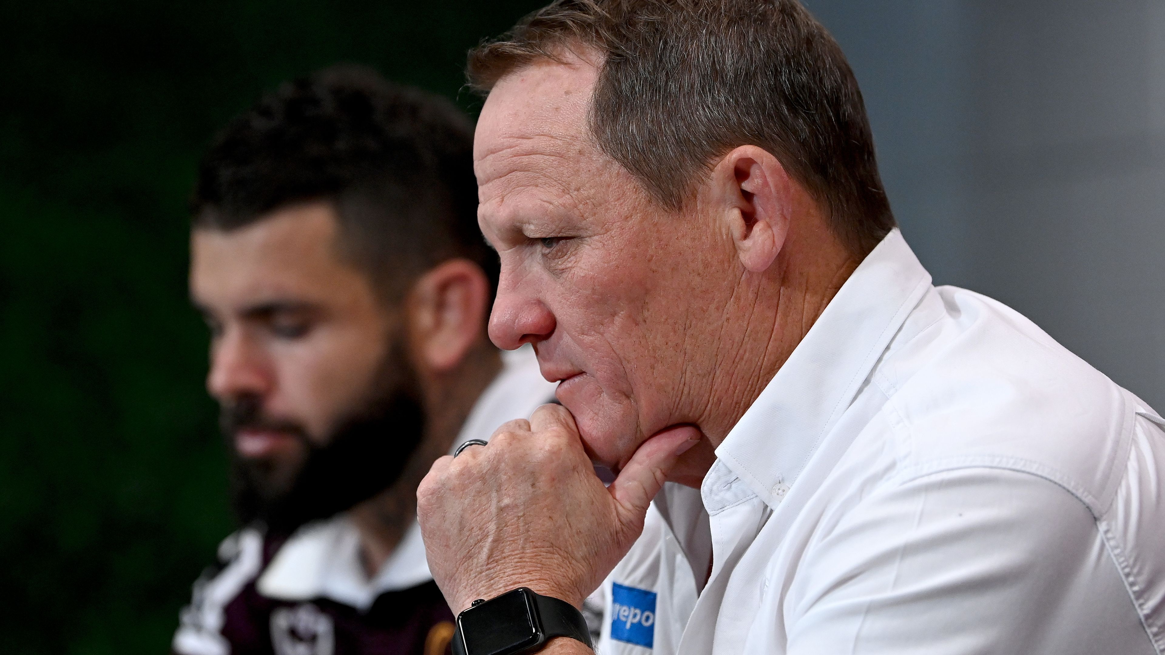 Broncos coach Kevin Walters rubbishes awkward rift reports as club great looks set to leave