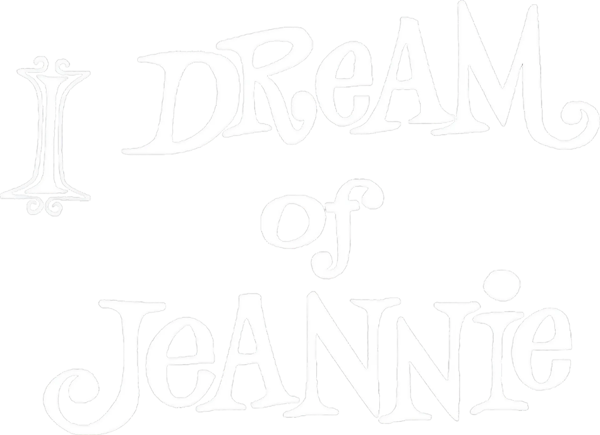 i dream of jeannie logo font