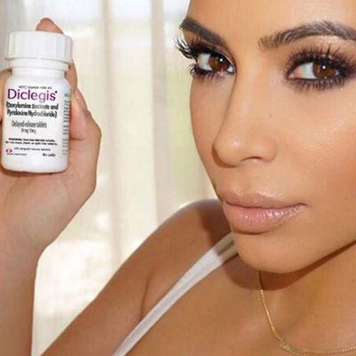<p>Kim Kardashian spruiks prescription morning sickness pills...then deleted it after US regulators called it "misleading".</p>
