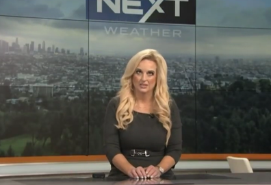 CBS LA weatherwoman, Alissa Carlson Schwartz, fainted on live TV