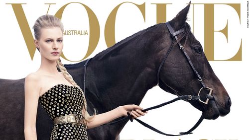 Black Caviar graces Vogue Australia. (Vogue)