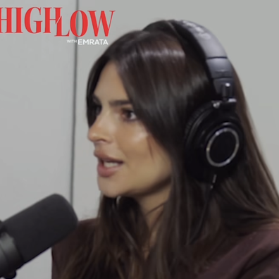 Emily Ratajkowski on her podcast, High Low.