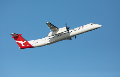 Qantas Dash-8 private charter flight
