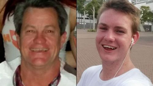 Adam Langford, 52, and his young nephew Jack died instantly when the truck barrelled into their car. Picture: 9NEWS