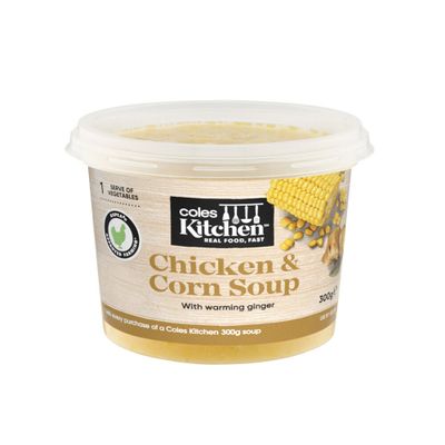 Coles Kitchen Chicken & Corn Soup