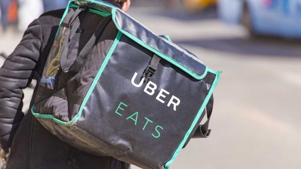 UberEats delivery cyclist