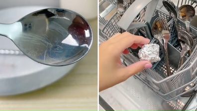 Aussie mum shares hack for shining silverware in the dishwasher