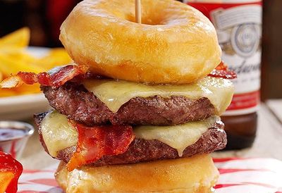 Hungry Horse Donut Burger