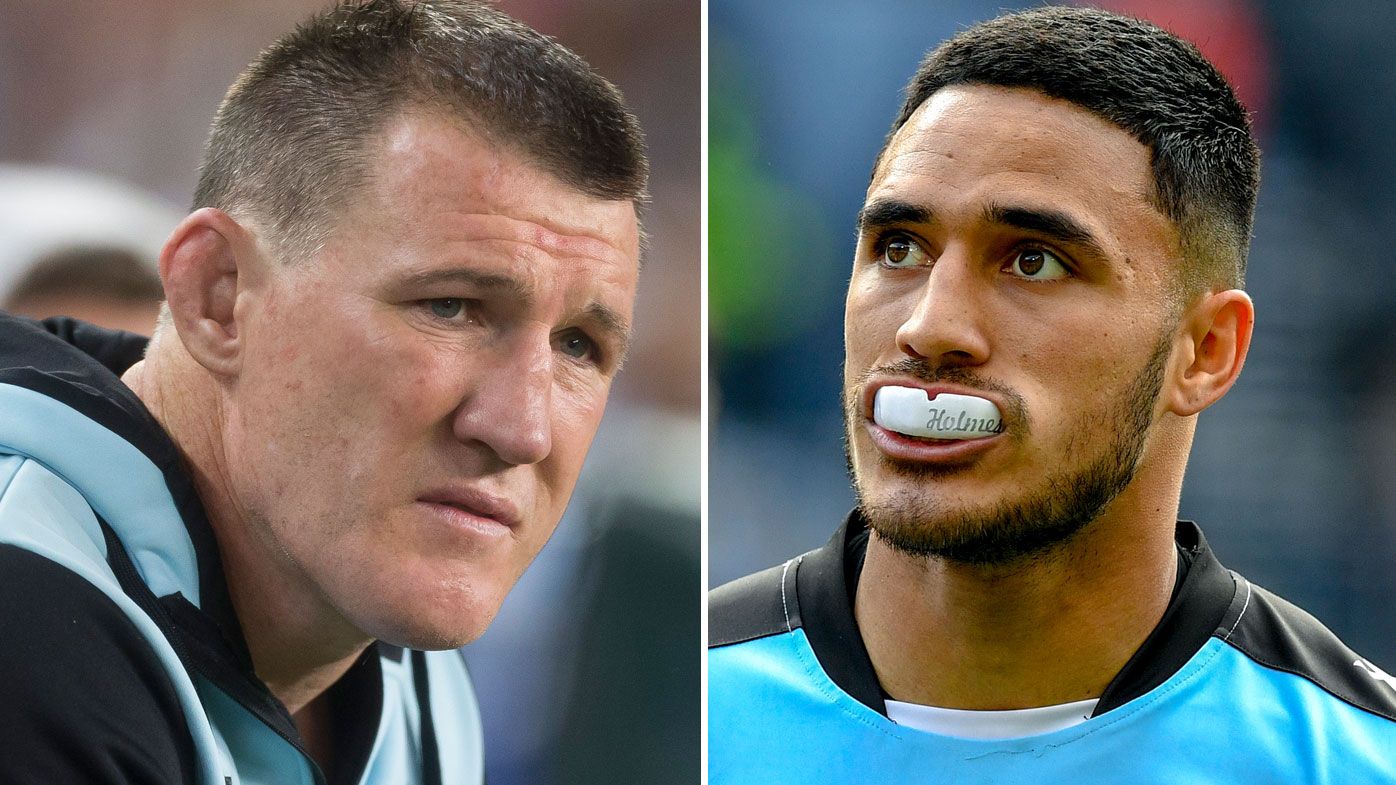 Sharks captain Paul Gallen calls for Valentine Holmes to barred from returning to NRL