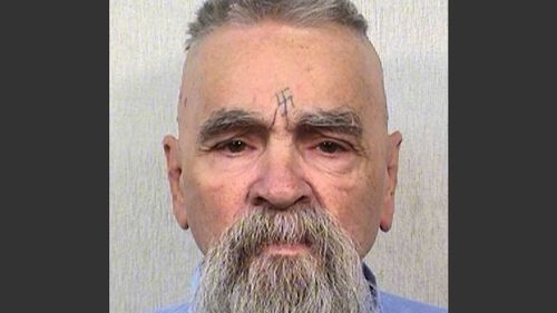 This photo showing Charles Manson in prison was taken in 2014. 