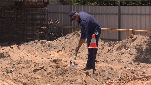 Two men have claimed that as teenagers, Harry Phipps paid them to dig a hole in the yard of a factory he owned.
